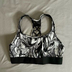 Victoria's Secret Sport Black and White Sports Bra